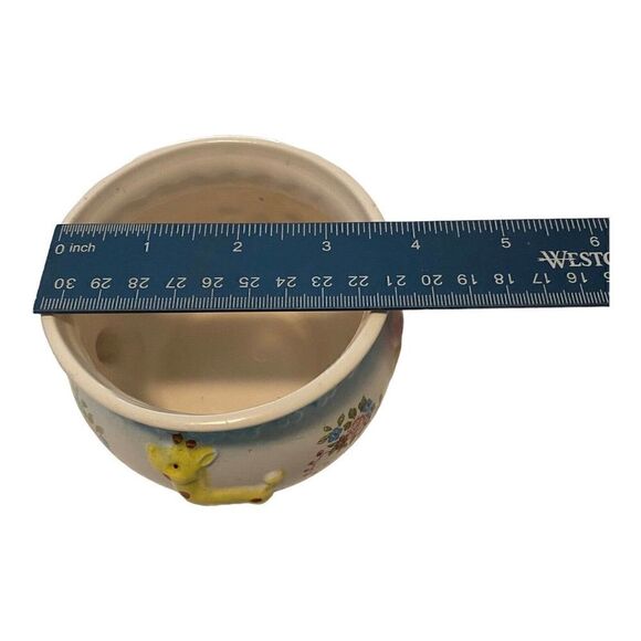 Vtg Planter Gift Ware Nancy Pew Ceramic Baby Nursery Planter Bear ￼Giraffe - Picture 9 of 9